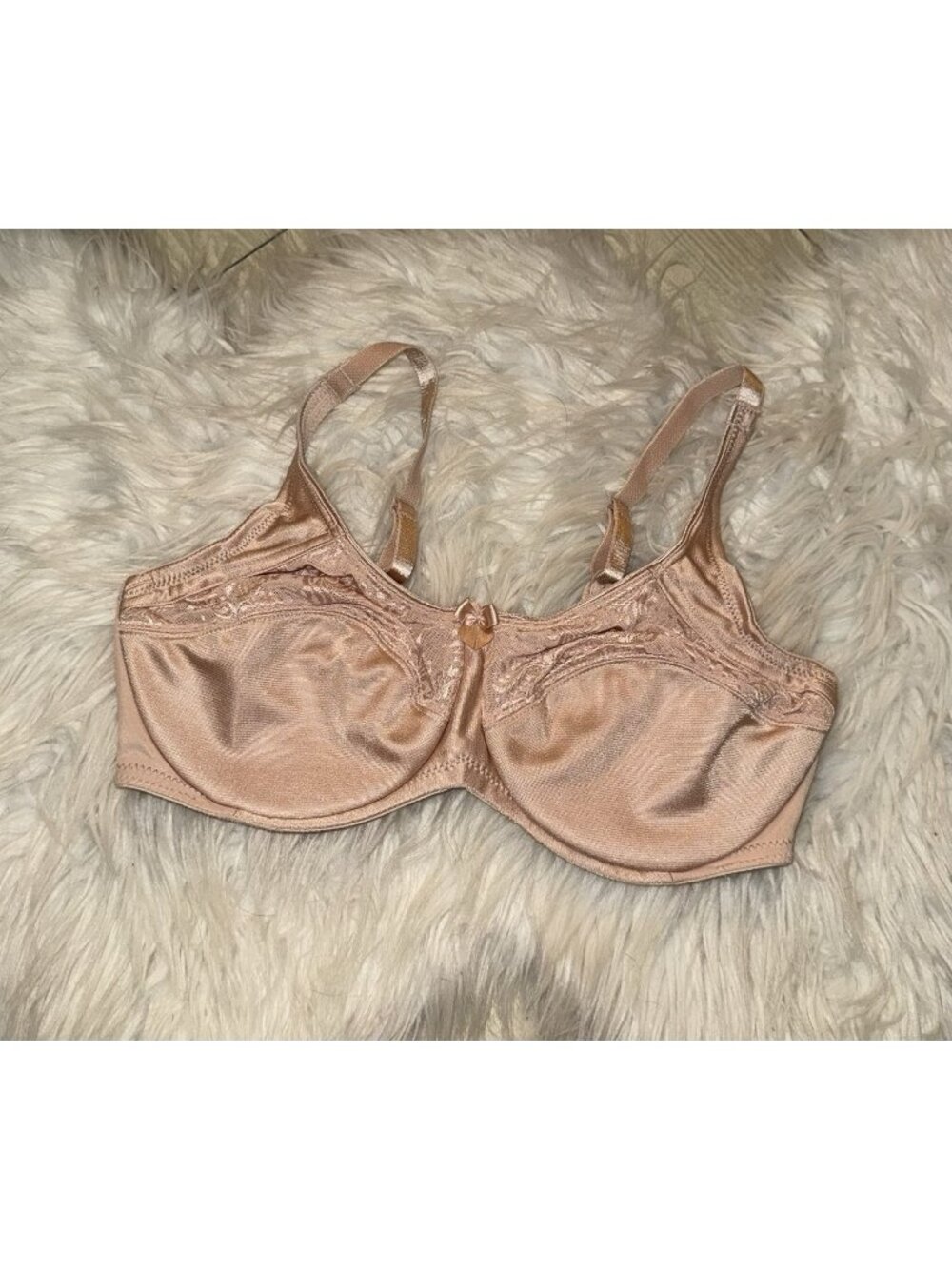 Amoena 2242 Nina Underwire Pocketed Mastectomy Bra Womens 36C Beige New